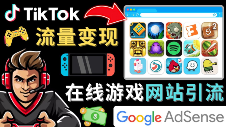 图片[1]-【tiktok运营】Tiktok流量变现项目，只需3个步骤，快速开通一个赚钱的游戏类Tiktok账号-吾图资源网