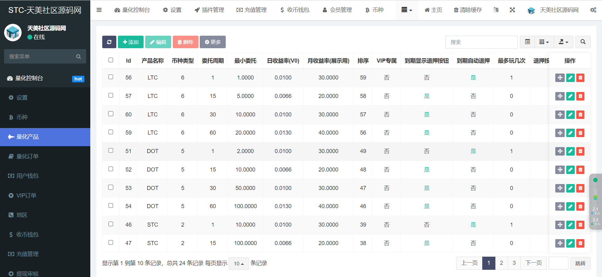 图片[3]-【区块链源码】多语言区块链投资系统源码/区块链量化交易系统/区块链量化机器人/后端fastadmin框架【亲测】-吾图资源网